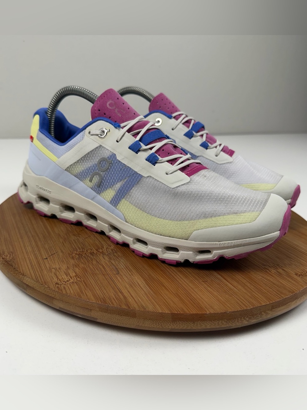 On Running CloudVista Women's White Pink Trail Running Shoes
